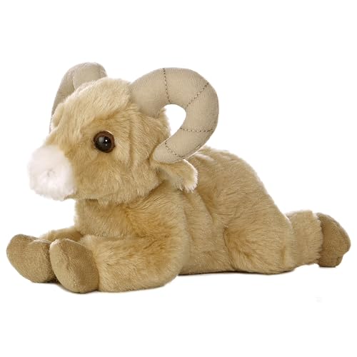 Aurora Mini Flopsie Big Horn Sheep Plush - 8 Inch Soft Stuffed Animal for Cuddles and Play