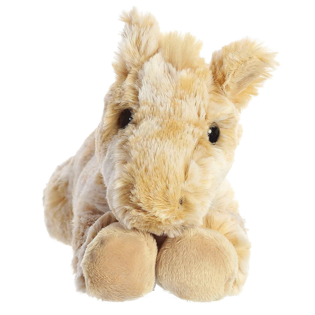 Aurora Mini Flopsie Caramel Horse – 8-Inch Soft Plush Stuffed Animal for Cuddles and Play