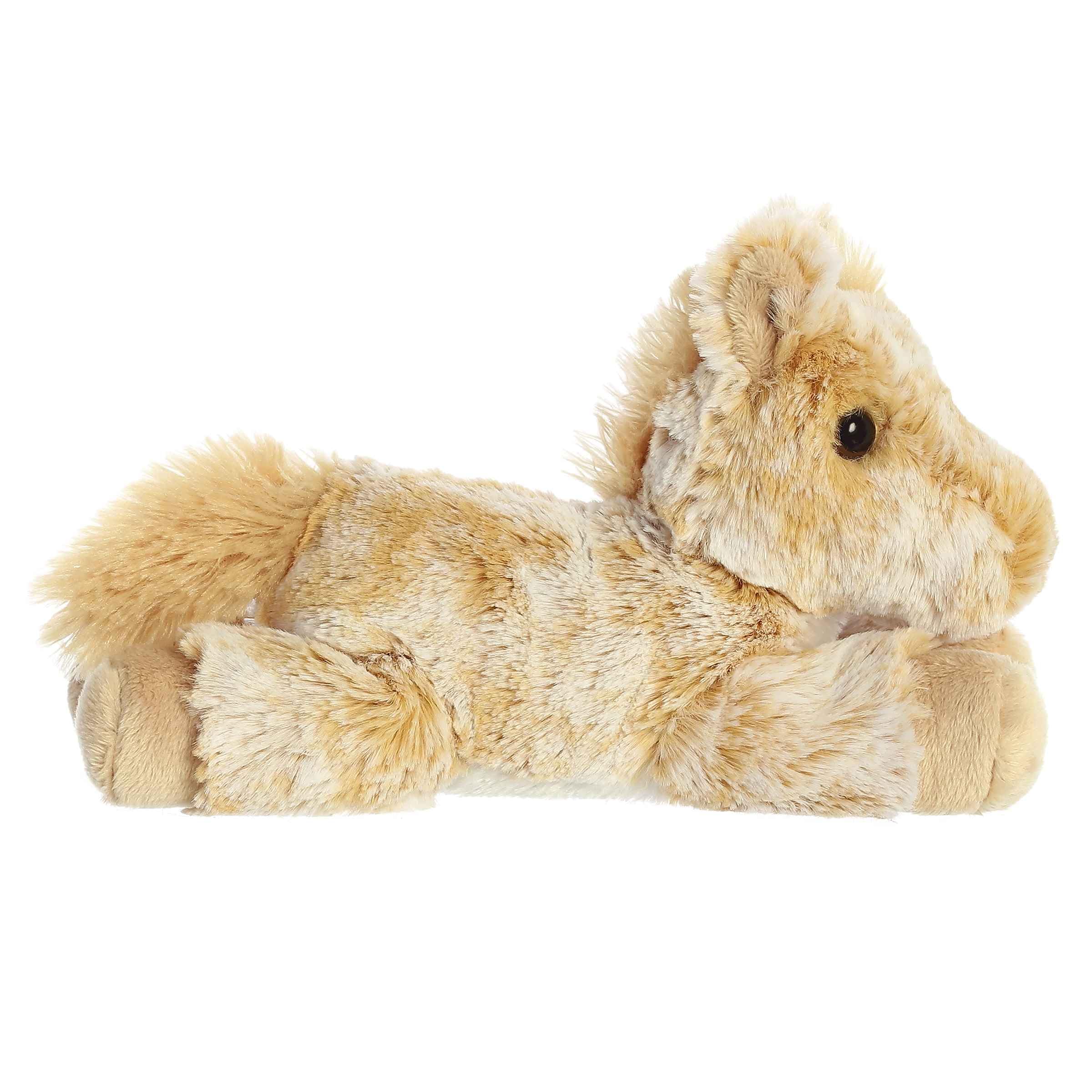 Aurora Mini Flopsie Caramel Horse – 8-Inch Soft Plush Stuffed Animal for Cuddles and Play