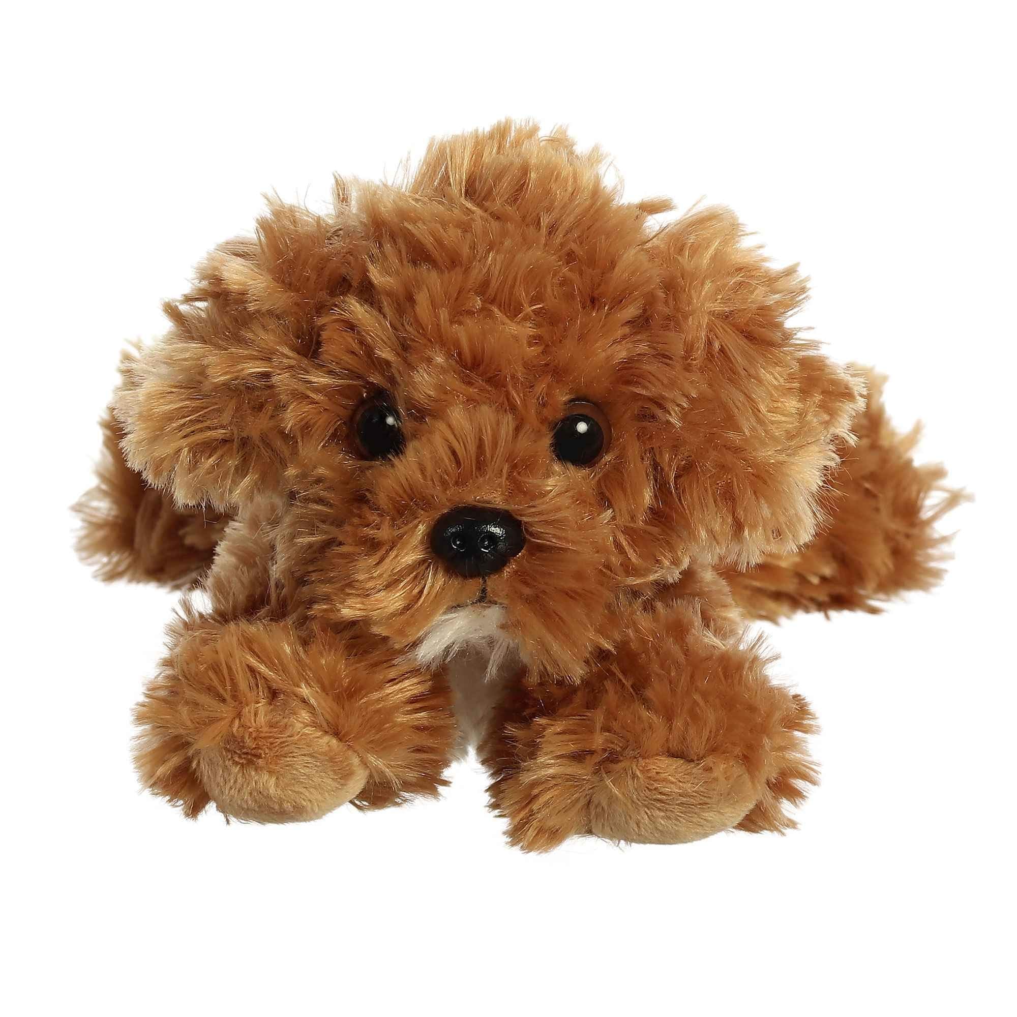 Aurora Mini Flopsie Chai Cockapoo Stuffed Animal - 8-Inch Cloud-Soft Plush Puppy with Bean Pellets