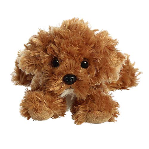 Aurora Mini Flopsie Chai Cockapoo Stuffed Animal - 8-Inch Cloud-Soft Plush Puppy with Bean Pellets