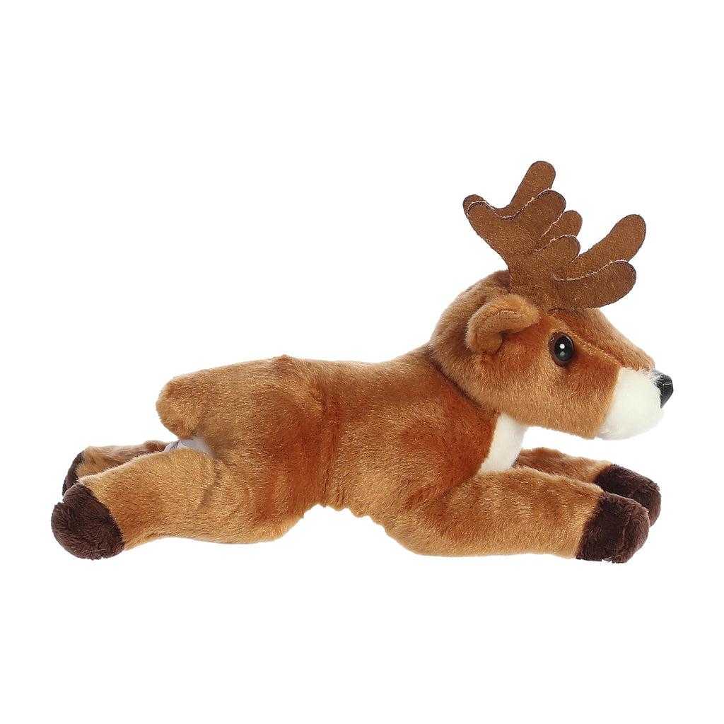 Aurora Mini Flopsie Deer Stuffed Animal – 8-Inch Soft Plush with Bean Pellets