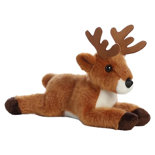 Aurora Mini Flopsie Deer Stuffed Animal – 8-Inch Soft Plush with Bean Pellets