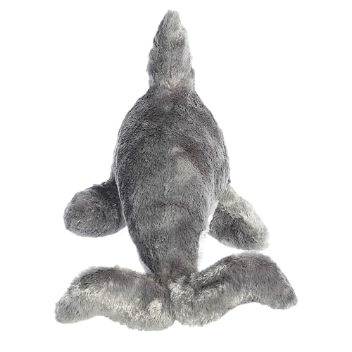 Aurora Mini Flopsie Dorsey Dolphin Plush - Gray 9 Inch Cuddly Toy for All Ages