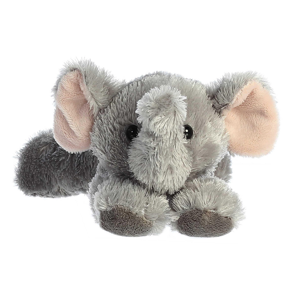 Aurora Mini Flopsie Ellie Plush Elephant – 8-Inch Soft Stuffed Animal for Play and Cuddling