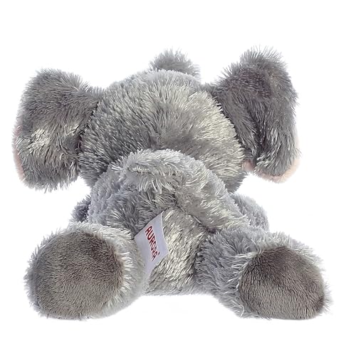 Aurora Mini Flopsie Ellie Plush Elephant – 8-Inch Soft Stuffed Animal for Play and Cuddling