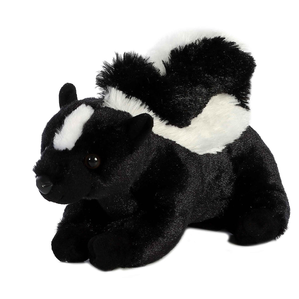 Aurora Mini Flopsie Lil' Sachet Stuffed Animal - 8-Inch Soft Plush Skunk, Bean Filled, Cuddly Toy for Kids and Adults