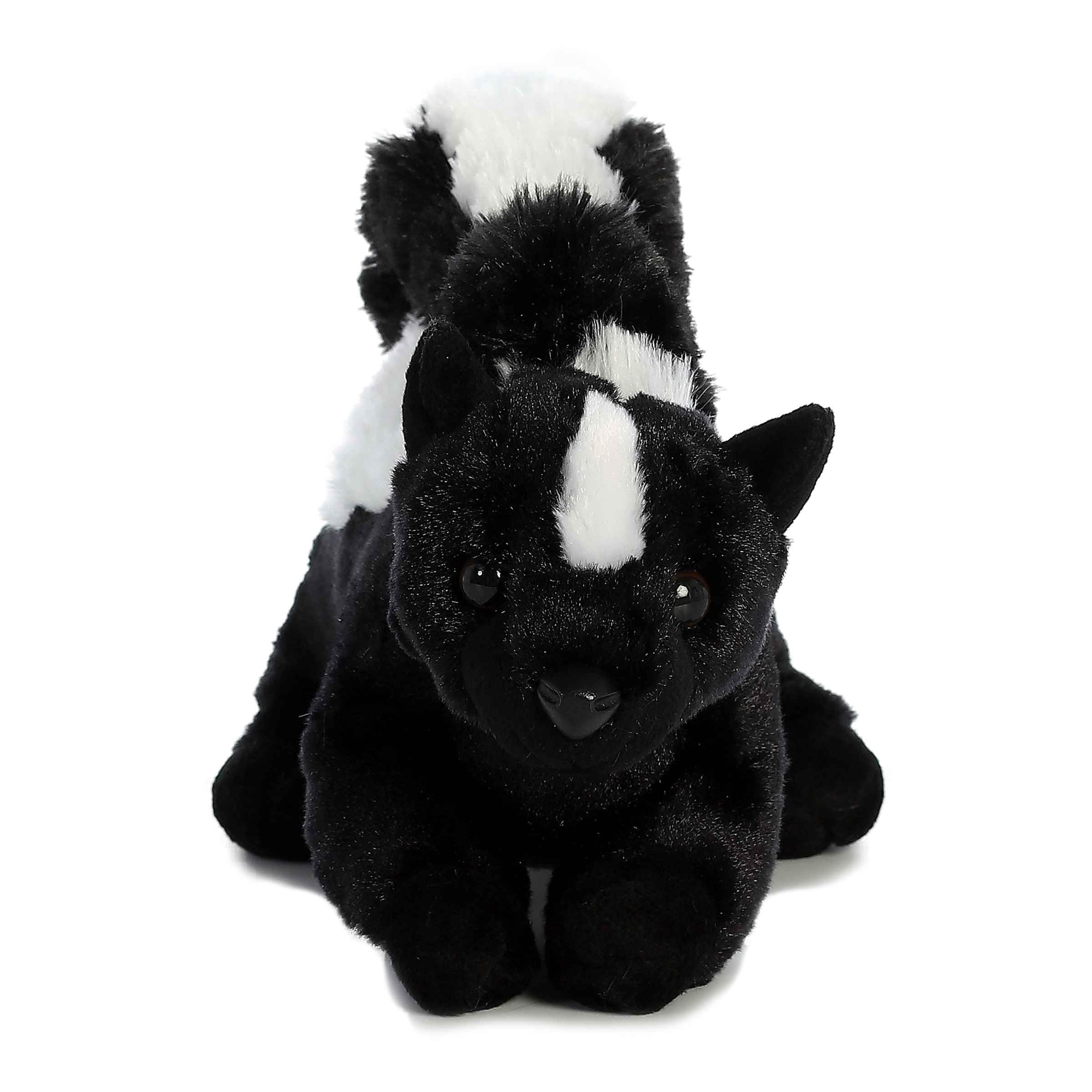 Aurora Mini Flopsie Lil' Sachet Stuffed Animal - 8-Inch Soft Plush Skunk, Bean Filled, Cuddly Toy for Kids and Adults