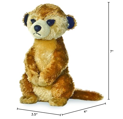 Aurora Mini Flopsie Meerkat II Stuffed Animal – 7-Inch Soft Plush Toy for All Ages