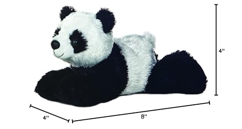 Aurora Mini Flopsie Mei Mei Panda Plush – 8-Inch Soft Stuffed Animal for Cuddles and Play