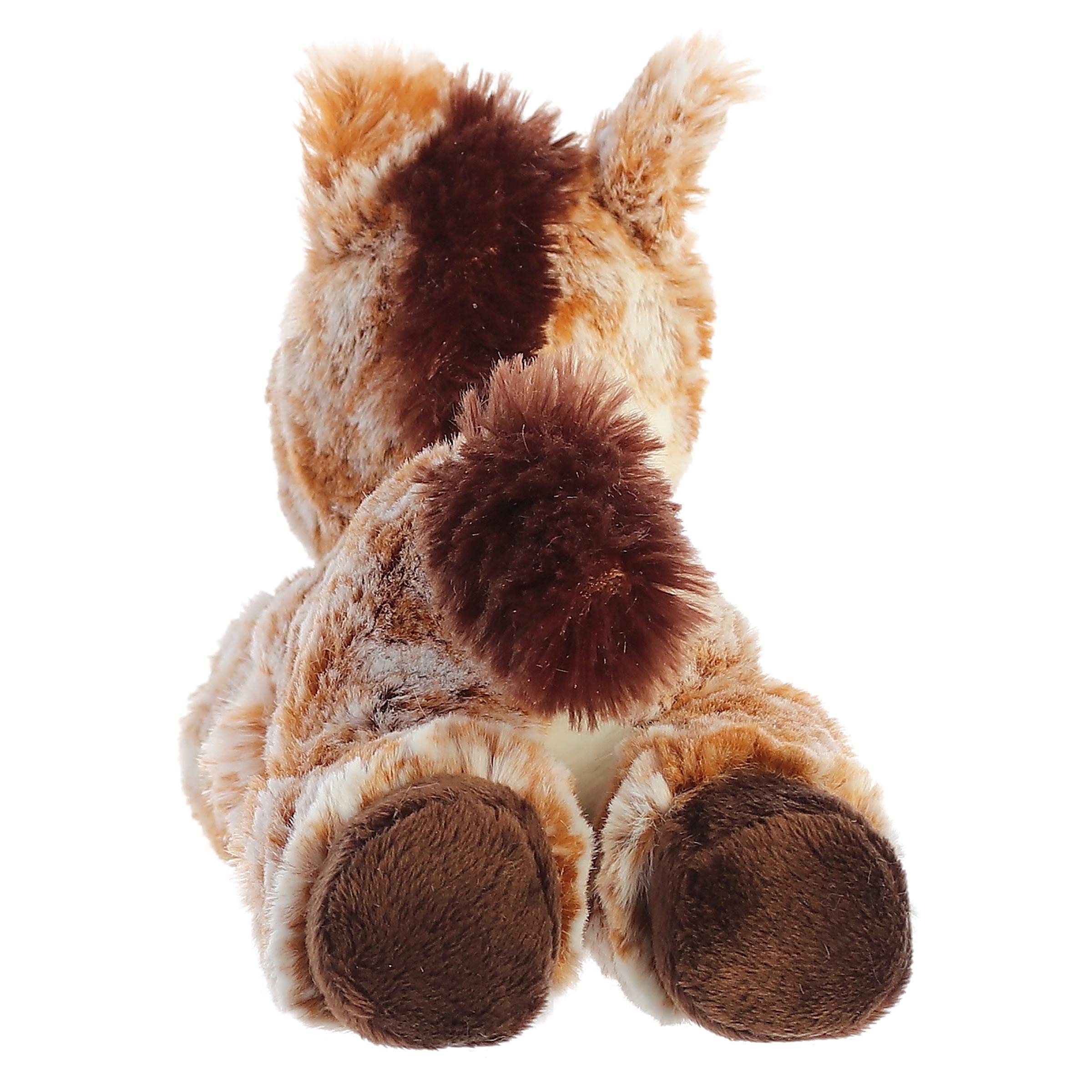 Aurora Mini Flopsie Mocha Horse - 8-Inch Plush Stuffed Animal with Bean Pellets