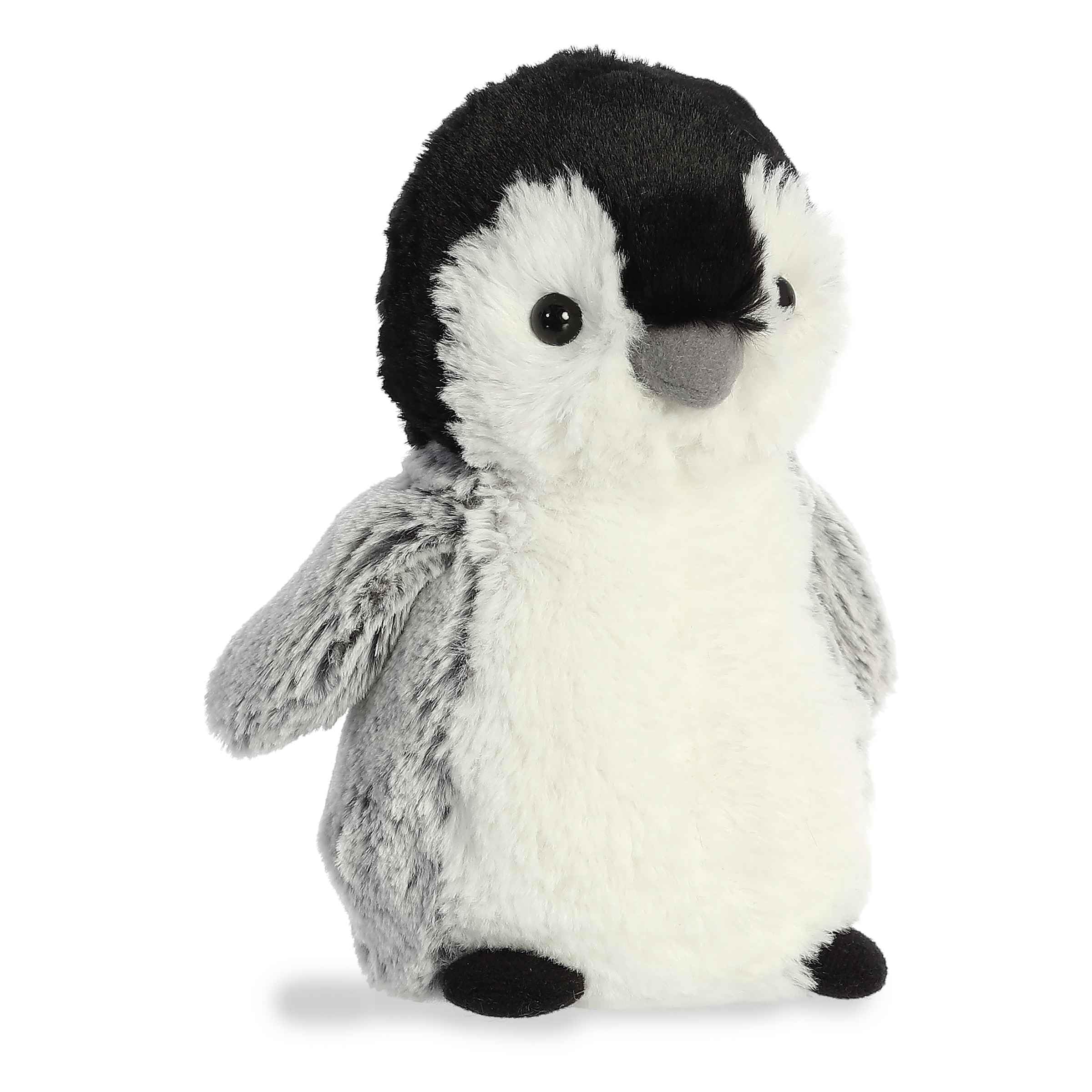 Aurora Mini Flopsie Pippin Penguin Stuffed Animal – 6.5 Inch Soft Plush Toy
