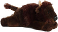 Aurora Mini Flopsie Plains Bison Stuffed Animal – 8-Inch Plush Toy for Kids and Adults