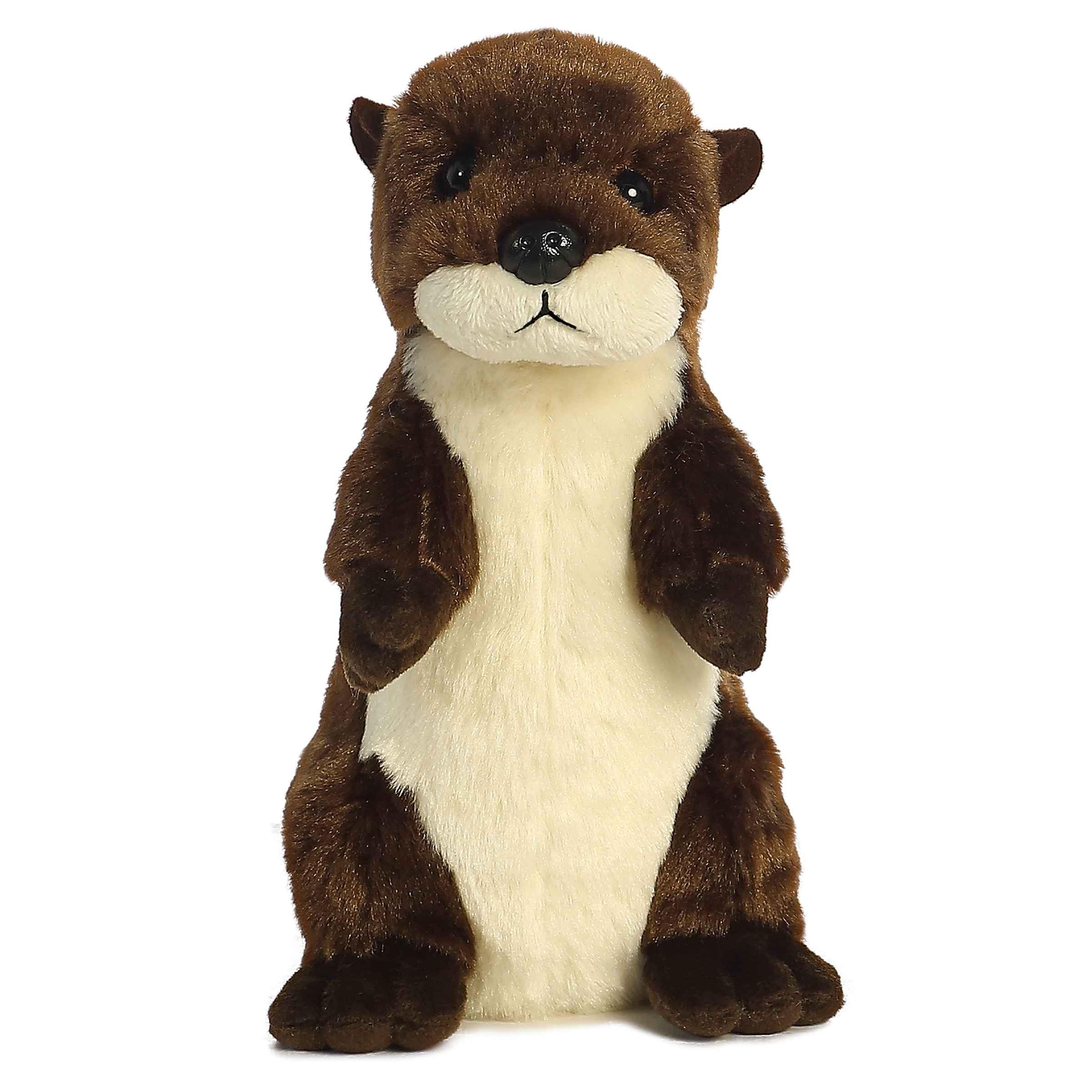 Aurora Mini Flopsie River Otter Stuffed Animal – 7-Inch Soft Plush Toy for Kids and Adults