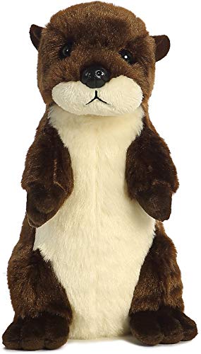Aurora Mini Flopsie River Otter Stuffed Animal – 7-Inch Soft Plush Toy for Kids and Adults