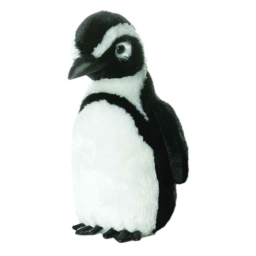 Aurora Mini Flopsie Sphen Stuffed Animal – 8-Inch Plush Penguin with Belly-Down Design