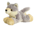 Aurora Mini Flopsie Woolsey Wolf Stuffed Animal – Gray 8 Inch Plush Toy