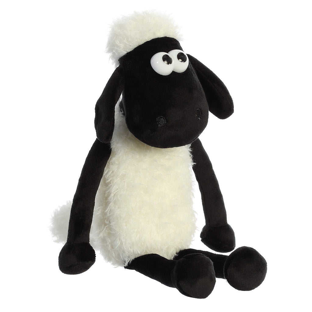 Aurora Playful Shaun the Sheep Stuffed Animal – 11 Inch Officially Licensed Plush – Soft White Farm Toy
