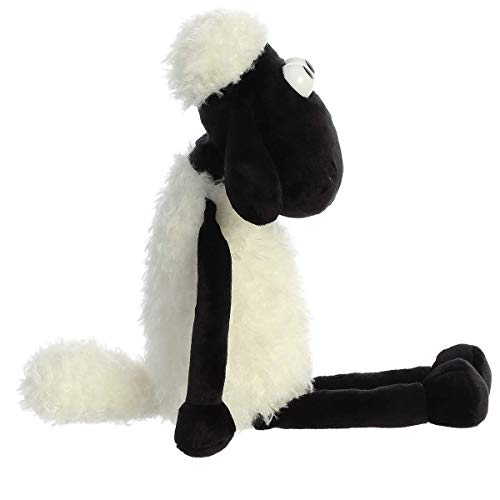 Aurora Playful Shaun the Sheep Stuffed Animal – 11 Inch Officially Licensed Plush – Soft White Farm Toy