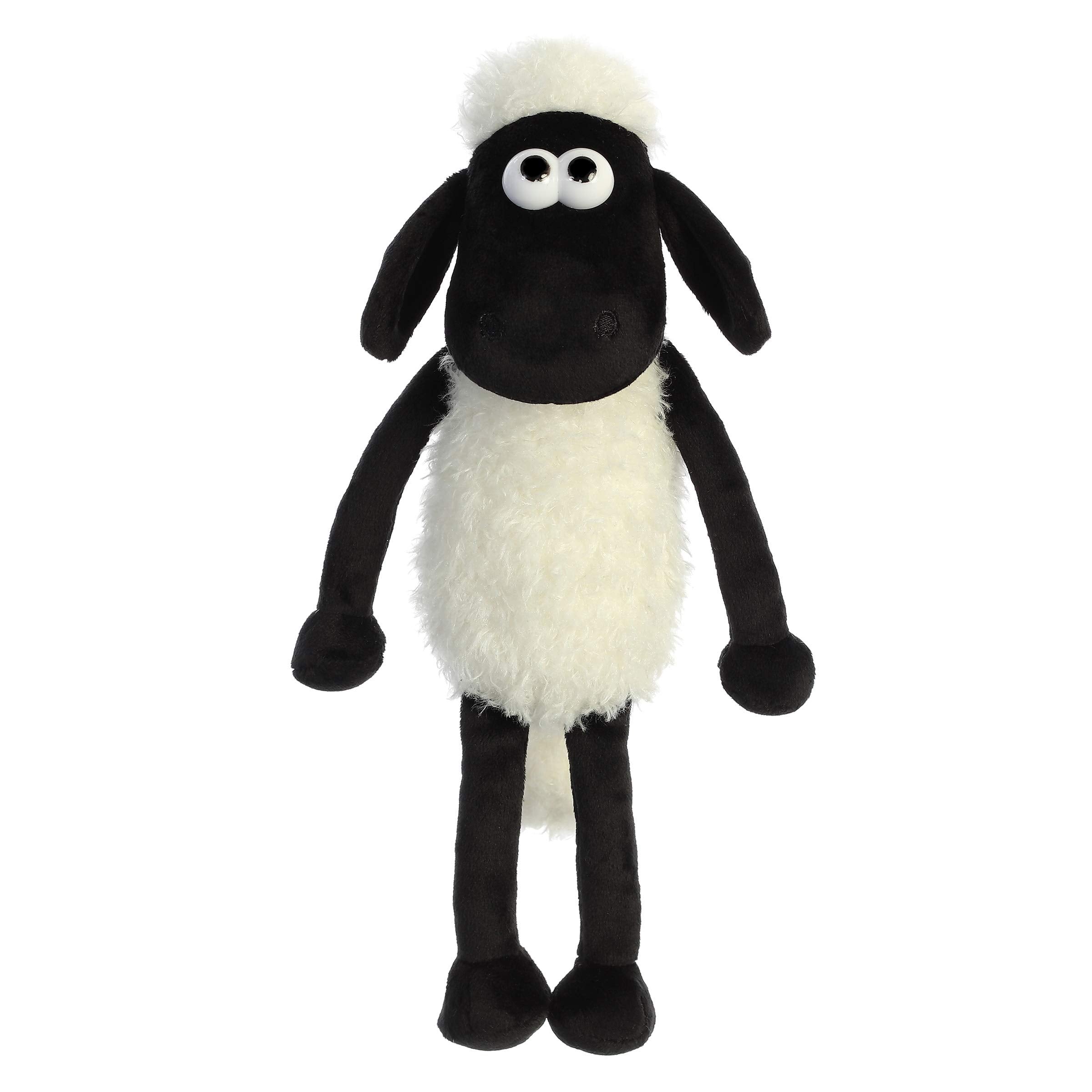Aurora Playful Shaun the Sheep Stuffed Animal – 11 Inch Officially Licensed Plush – Soft White Farm Toy