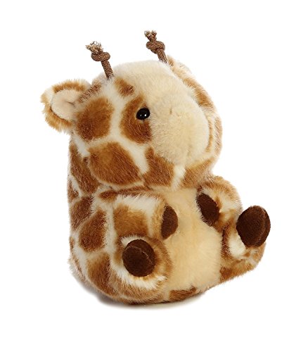 Aurora Rolly Pet Giminy Giraffe Stuffed Animal – 5-Inch Plush That Balances and Rolls