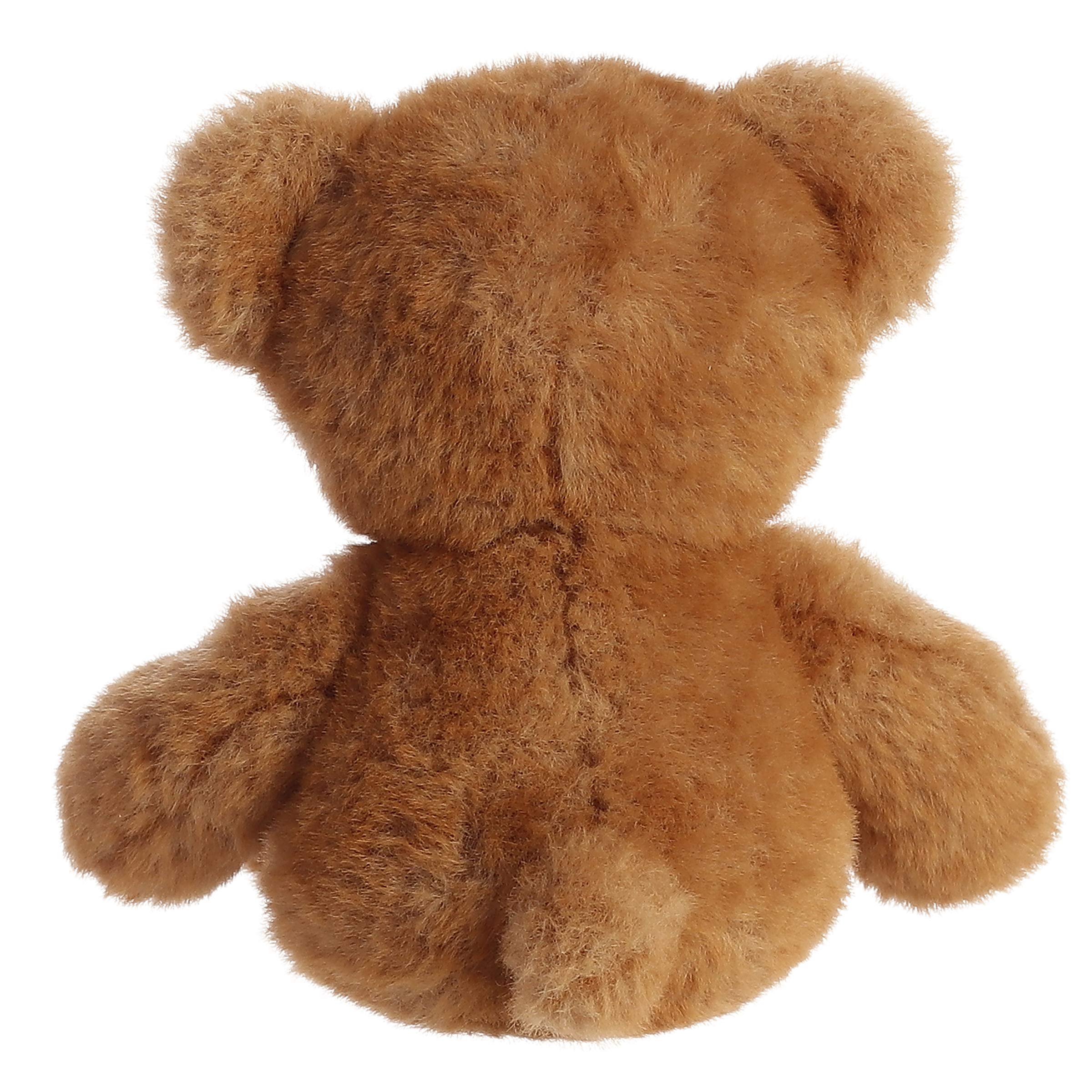 Aurora Snuggly Softie Bear Plush - 9-Inch Brown Stuffed Animal with Lock-Washer Eyes and Bean Pellets
