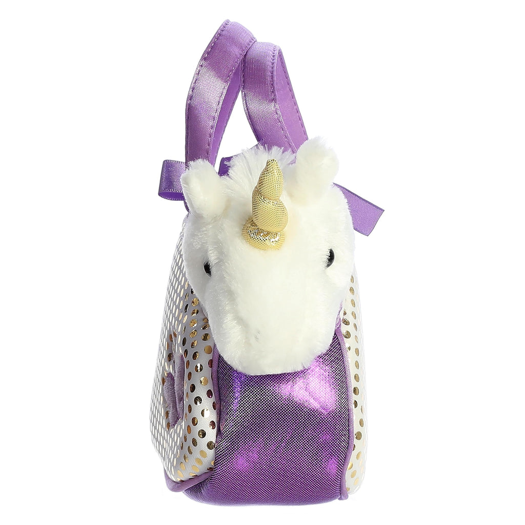 Aurora Unicorn Fancy Pals Purse with 8" Unicorn – Plush Toy Carrier
