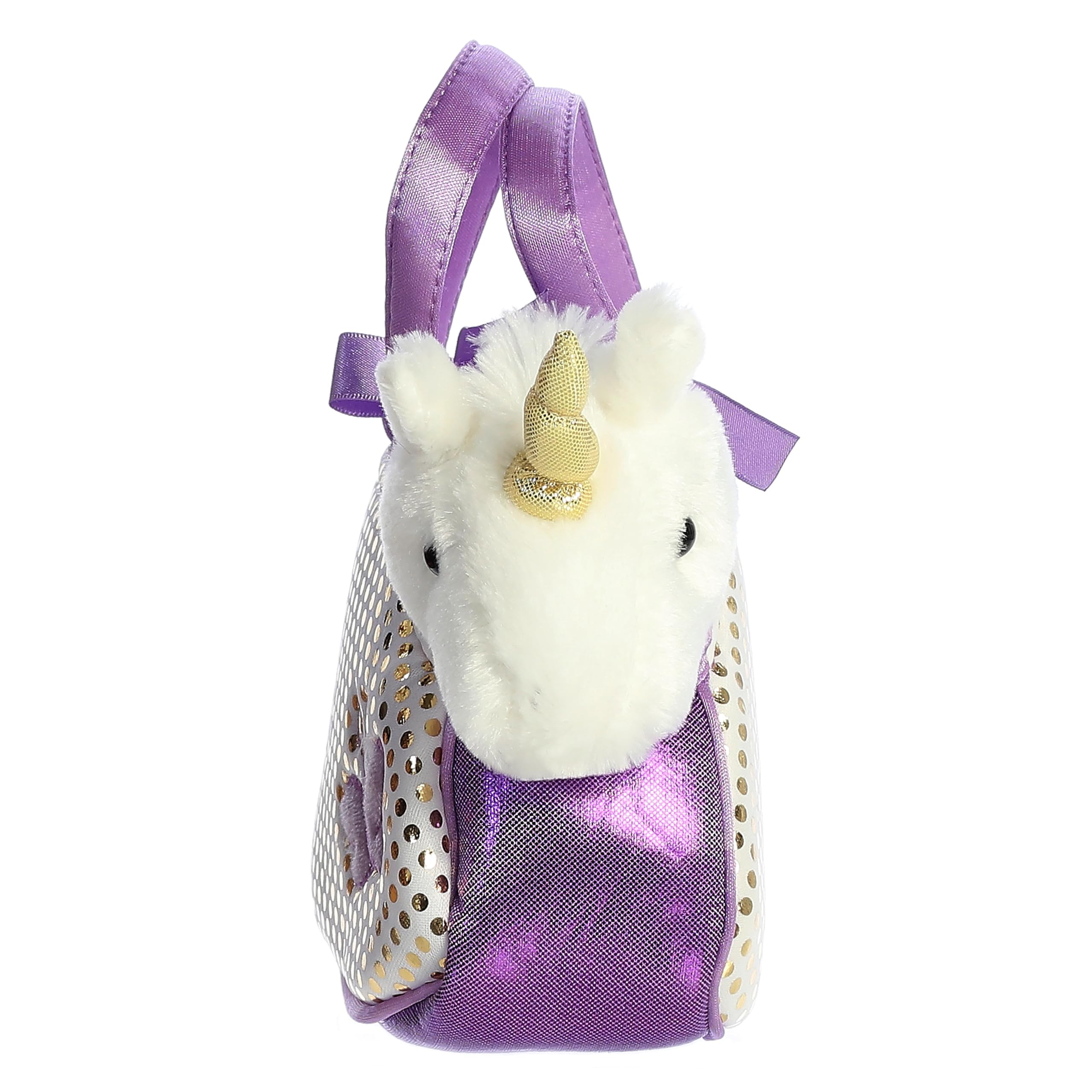 Aurora Unicorn Fancy Pals Purse with 8" Unicorn – Plush Toy Carrier