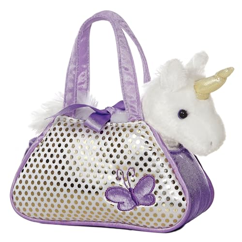 Aurora Unicorn Fancy Pals Purse with 8" Unicorn – Plush Toy Carrier