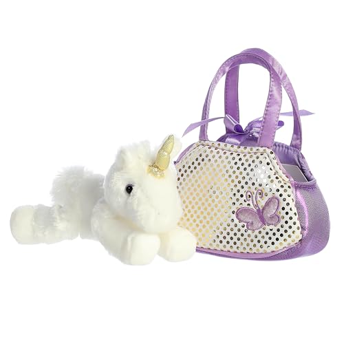 Aurora Unicorn Fancy Pals Purse with 8" Unicorn – Plush Toy Carrier