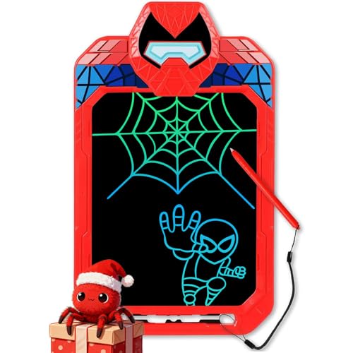 AURXONS 10-Inch Hero Warrior LCD Writing Tablet for Kids – Colorful Doodle Board with Erasable Screen