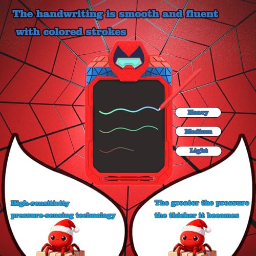 AURXONS 10-Inch Hero Warrior LCD Writing Tablet for Kids – Colorful Doodle Board with Erasable Screen
