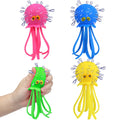 Auvitaya 4-Pack Octopus Water Balls – Sensory Stress Relief Floating Pool Toys for Kids, Toddler Swim & Bath Toys, Goodie Bag Fillers