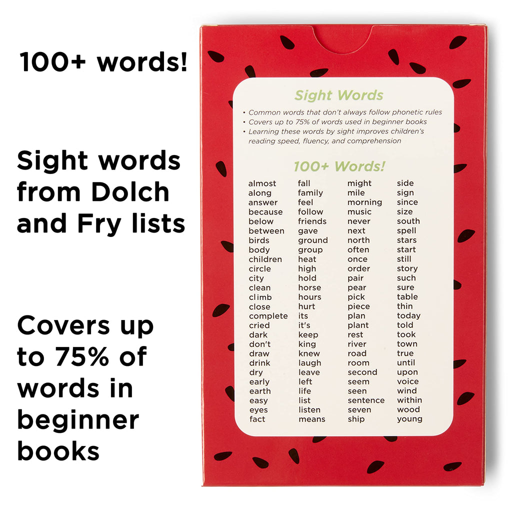 Award-Winning 2nd Grade Sight Words Flash Cards – 100+ Dolch & Fry Words – Build Reading Fluency – Ages 6-9