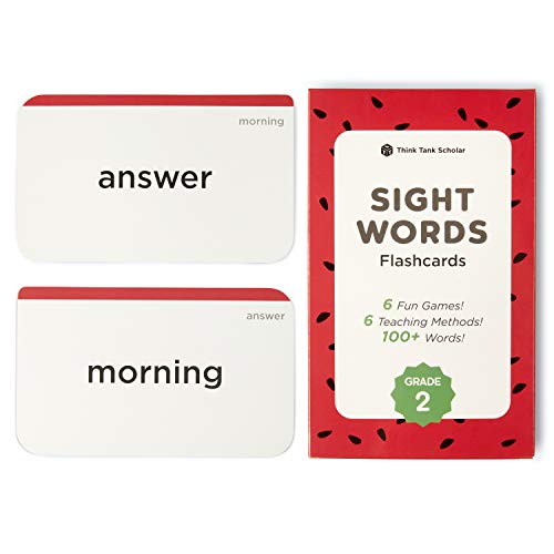 Award-Winning 2nd Grade Sight Words Flash Cards – 100+ Dolch & Fry Words – Build Reading Fluency – Ages 6-9