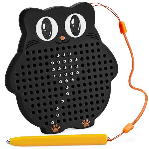 AYNAT FUN Magnetic Drawing Board for Kids – No-Mess Travel Toy with Beads & Stylus