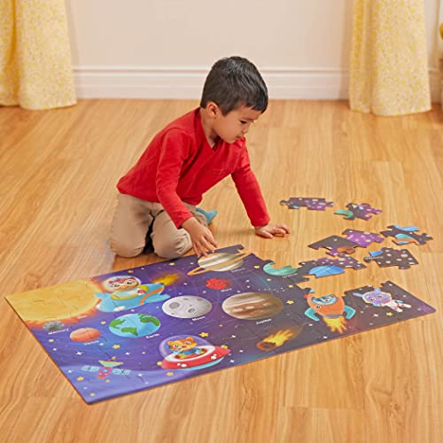 B. toys 48-Piece Solar System Floor Puzzle – Educational Space Puzzle for Kids Ages 3+