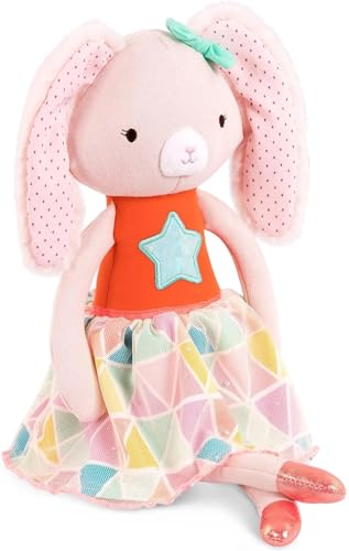 B. toys Becky Bunny Plush – 15-Inch Soft Stuffed Animal with Tutu – Machine Washable