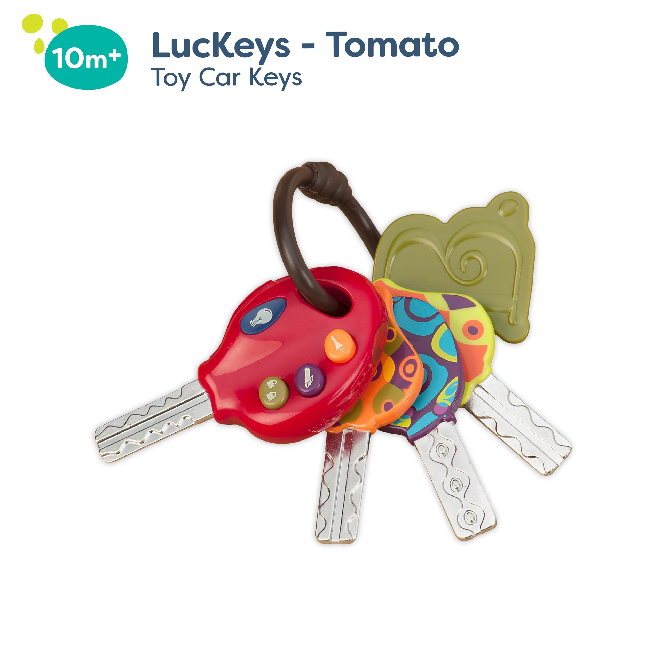 B. toys LucKeys Pretend Play Keys with Flashlight and Sounds