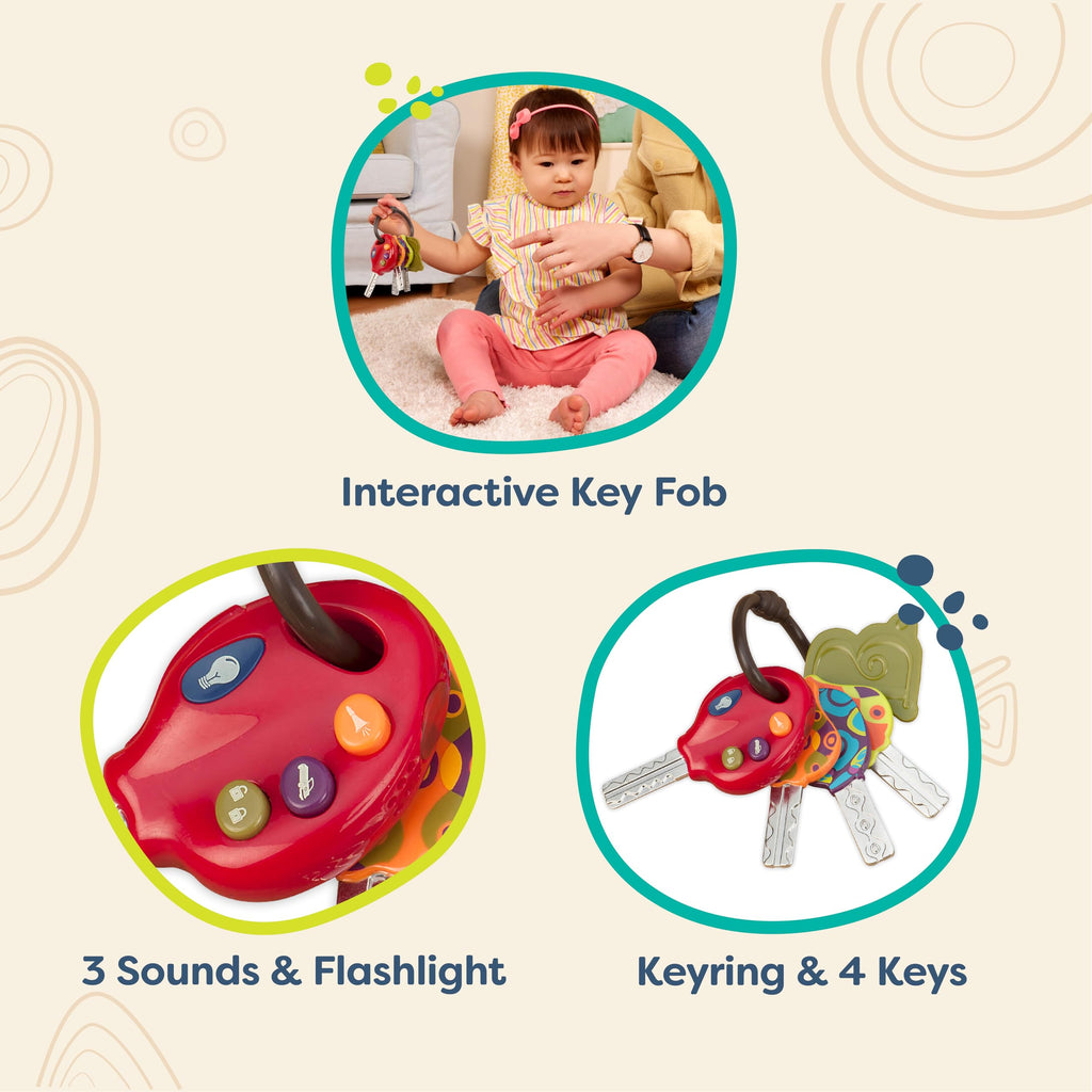 B. toys LucKeys Pretend Play Keys with Flashlight and Sounds