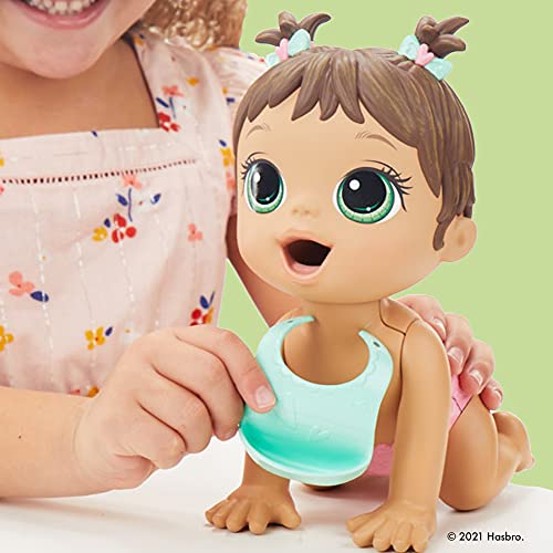Baby Alive Lil Snacks Doll – 8-Inch Interactive Doll with Snack Mold and Diaper Flap, Ages 3+