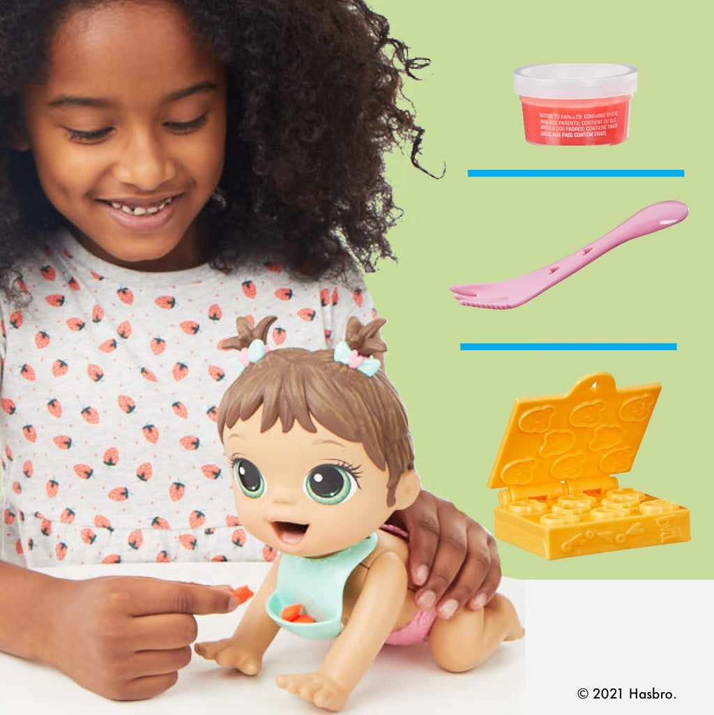 Baby Alive Lil Snacks Doll – 8-Inch Snack-Themed Doll That Eats and Poops with Mold and Accessories, Ages 3+