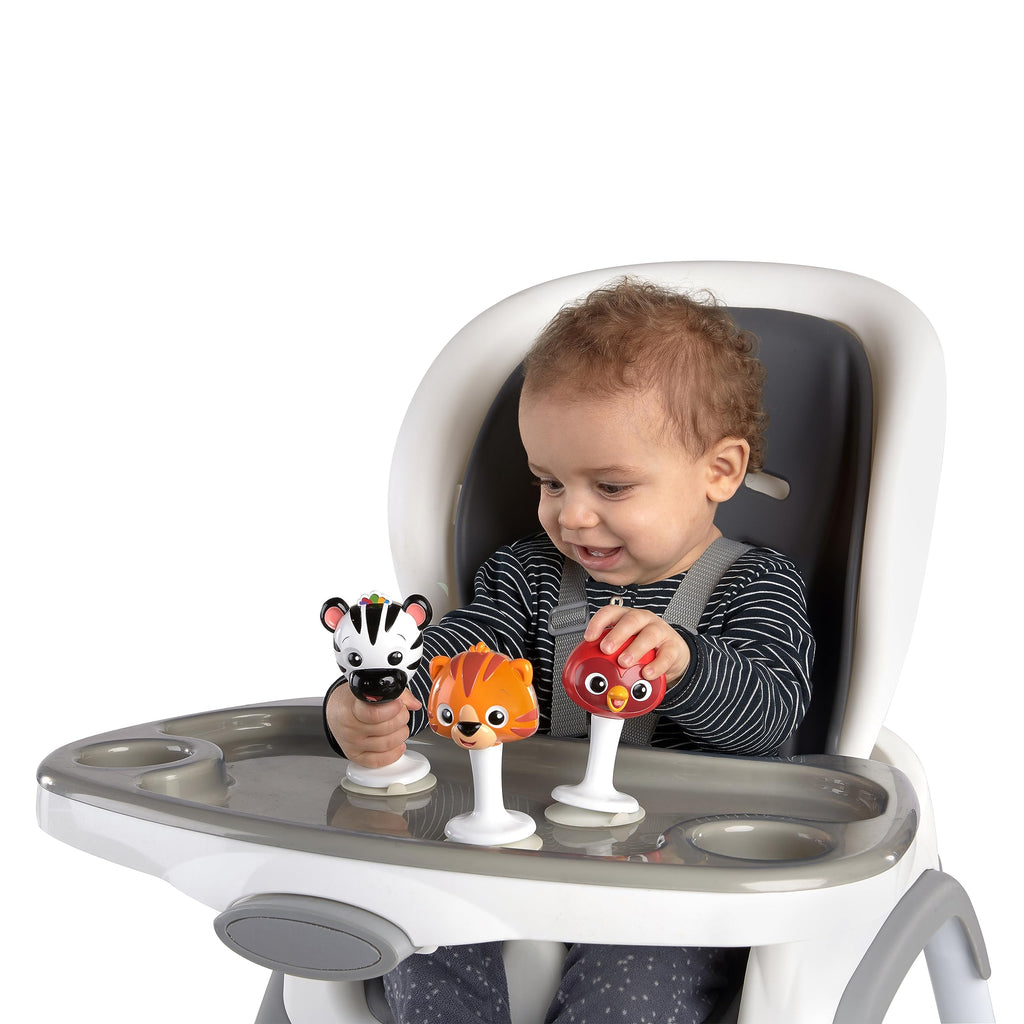 Baby Einstein Rattle & Jingle Trio with Suction Cups - Musical Take-Along Set for 6+ Months