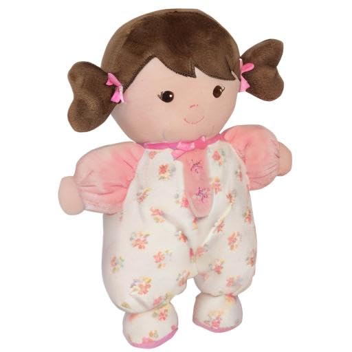 Baby Starters Olivia Plush Doll with Rattle – 9 Inch Soft Baby Toy for Newborns
