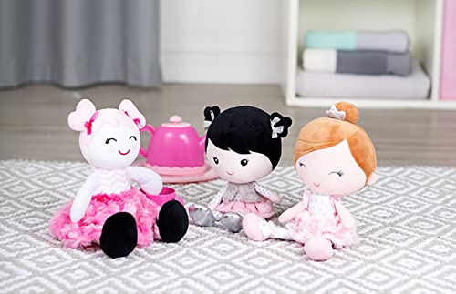Baby Starters Plush Snuggle Buddy Baby Doll Cindy – Soft Rattle Toy for Newborns