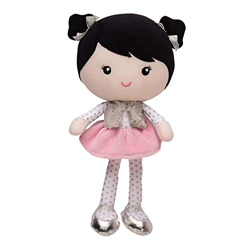 Baby Starters Plush Snuggle Buddy Baby Doll Cindy – Soft Rattle Toy for Newborns