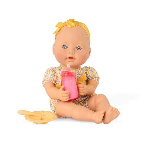 Baby Sweetheart 12-Inch Feeding Time Doll – Soft Body Newborn Doll with Storybook & Feeding Accessories for Toddlers Ages 2+