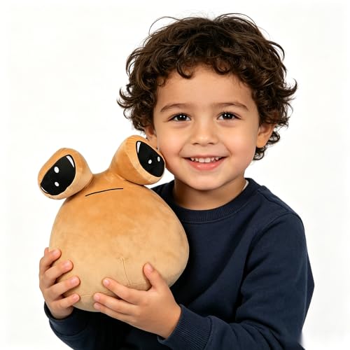 Babylounger 8.6 Inch Sad Alien Plush - Soft Stuffed Alien Doll, Machine Washable, Vacuum-Sealed