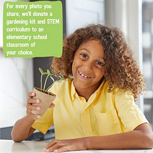 Back to the Roots Kids Science Grow Kit: Organic Bean & Watermelon Gardening Set (2-Pack)