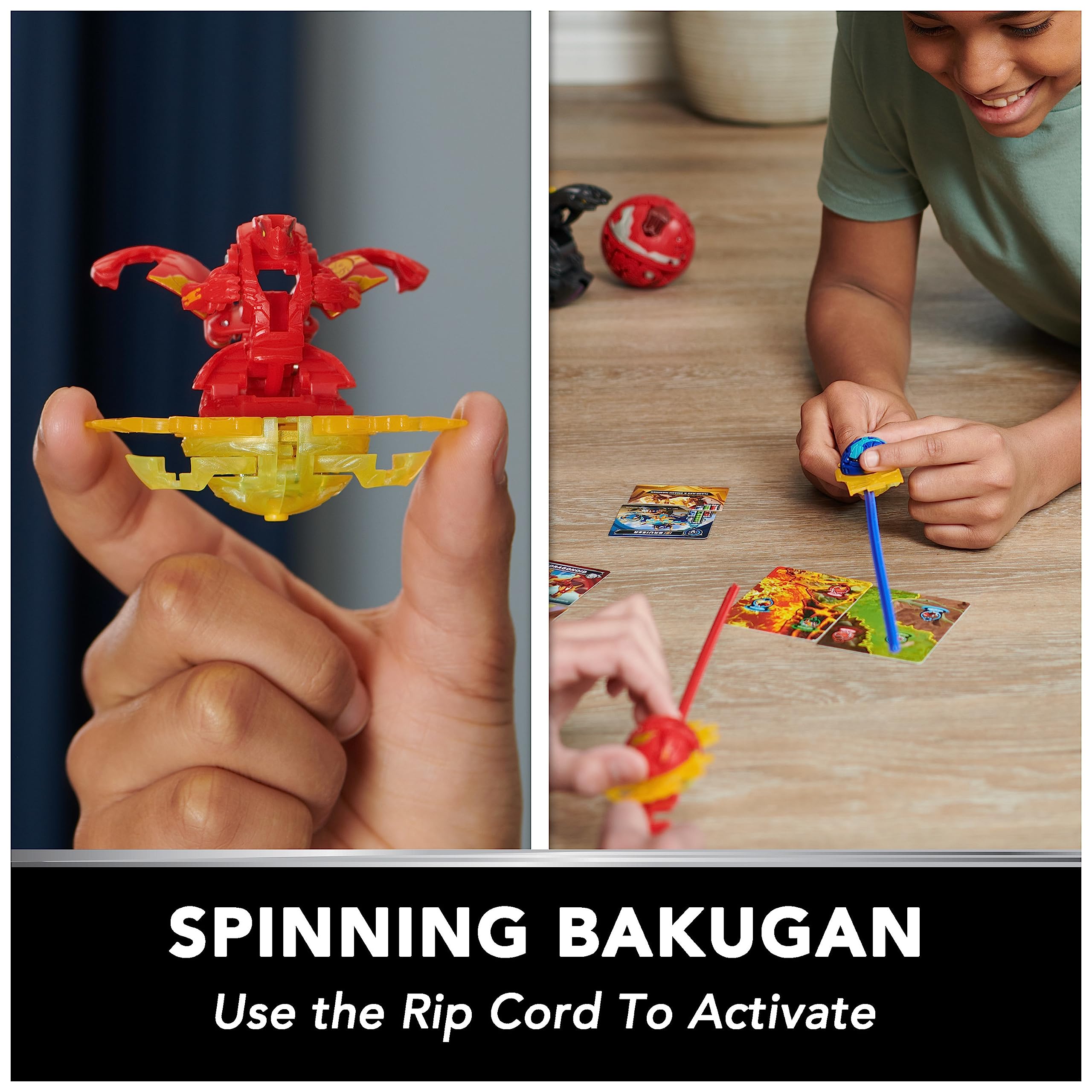 Bakugan 3.0 Special Attack 1er Pack – Individuell kombinierbare Actionfigur mit Charakterkarte, Roblox-Code & XL-Abziehschnur, für Kinder ab 6 Jahren